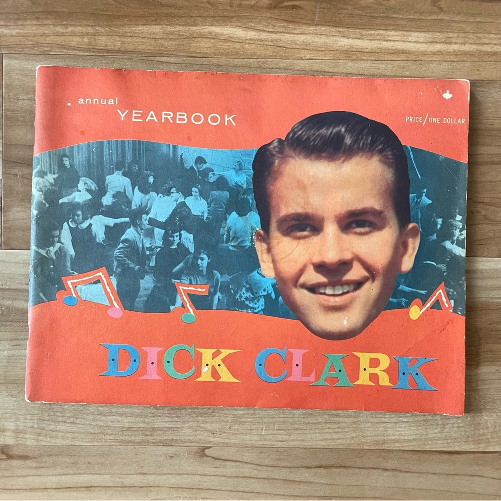 Vintage 1957 Annual Yearbook with Dick Clark American Bandstand